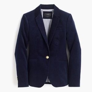 J.Crew Campbell Corduroy Blazer Blue Size 4